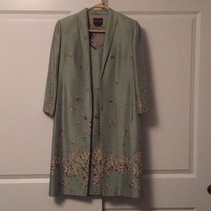 2-Piece Raw Silk Dress